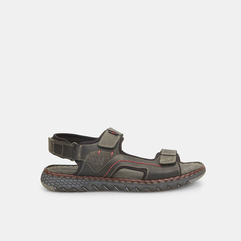 Sandalias deportivas de hombre Weinbrenner de piel , Negro Sandalias deportivas de hombre Weinbrenner de piel , Negro